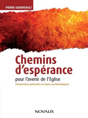 cover image of Chemins d'espérance pour l'avenir de l'Église
